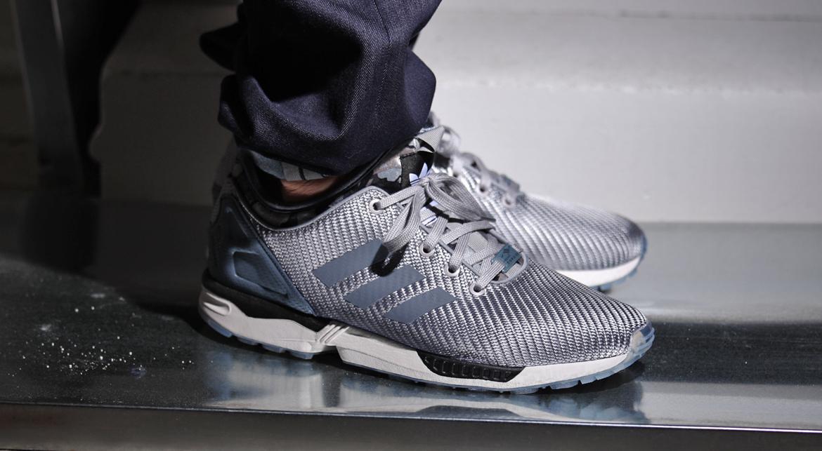 Flux Trainers Adidas Originals Zx Light Grey Zx Flux Adidas